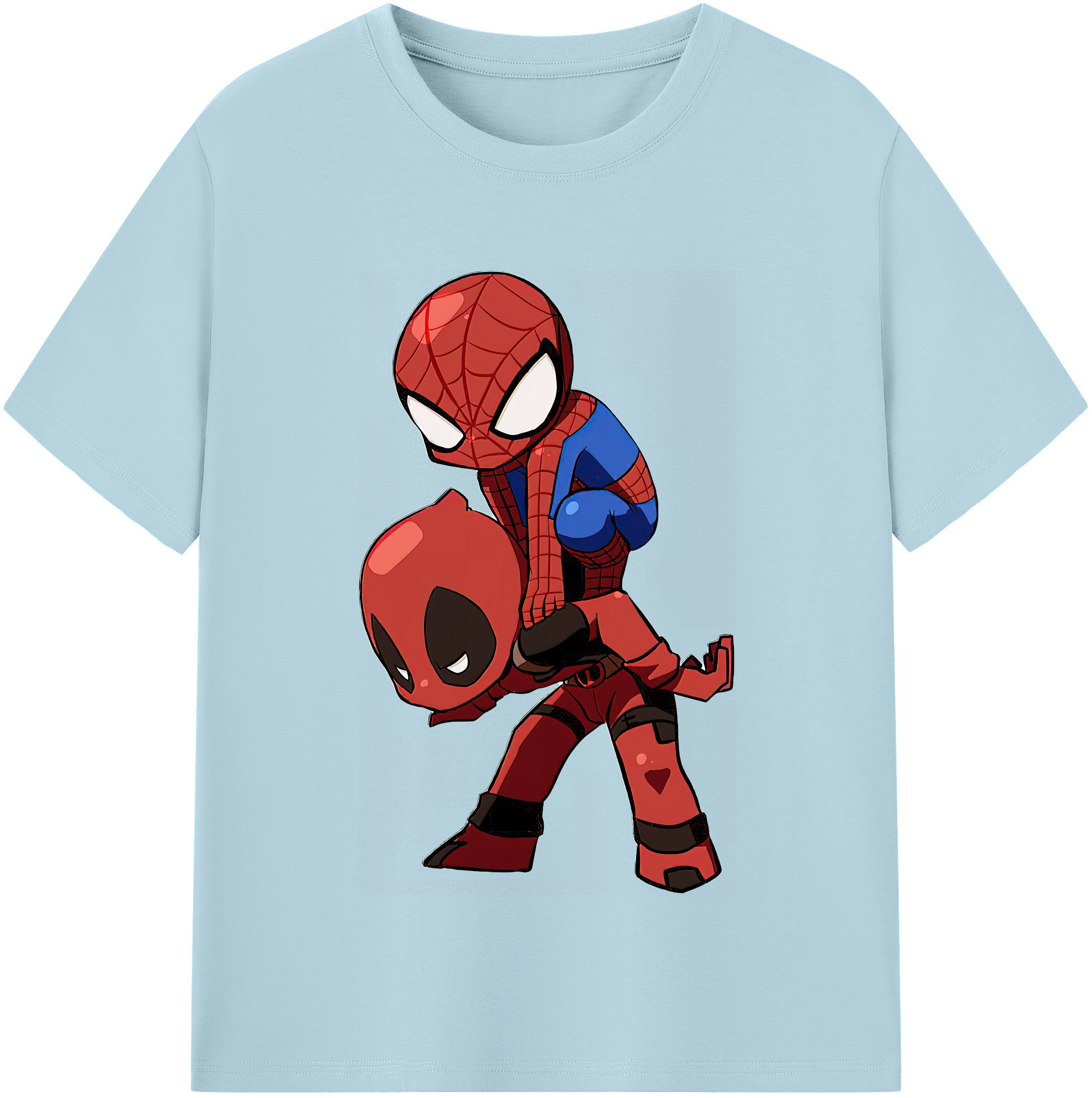 （画像用） Deadpool デッドプール 綿100％半袖Tシャツ（フロントプリント）